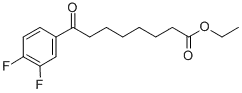 에틸렌 8- (3,4-DIFLUOROPHENYL) -8-OXOOCTANOATE