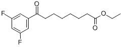 에틸렌 8- (3,5-DIFLUOROPHENYL) -8-OXOOCTANOATE