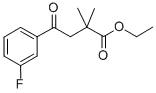 에틸렌 2,2-DIMETHYL-4- (3-FLUOROPHENYL) -4-OXOBUTYRATE