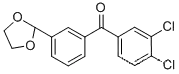 3,4-DICHLORO-3 '-(1,3-DIOXOLAN-2-YL) 벤조 페논