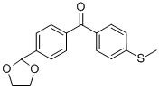 4-(1,3-DIOXOLAN-2-YL)-4'-티오메틸벤조페논