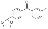 3,5-DIMETHYL-4 '-(1,3-DIOXOLAN-2-YL) 벤조 페논