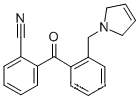2-시아노-2'-(3-피롤리노메틸)벤조페논