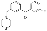 3-FLUORO-3'-티오모르폴리노메틸벤조페논