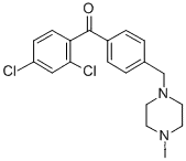 2,4-DICHLORO-4 '-(4-METHYLPIPERAZINOMETHYL) 벤조 페논