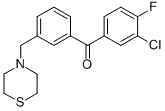 3-클로로-4-플루오로-3'-티오모르폴리노메틸벤조페논