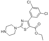 에틸 2-피페라진-4-(3,5-디클로로)페닐 티아졸-5-카르복실레이트