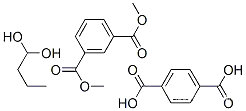 1,3- 벤젠 디카 르 복실 산, 디메틸 에스테르, 1,4- 부탄디올, 디메틸 1,4- 벤젠 디카 르 복실 레이트 및 .alpha.-hydro-.omega.-hydroxypoly (oxy-1,4-butanediyl)와의 중합체