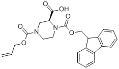 4-알릴 1-(9-H-플루오렌-9-일메틸) 수소(2S)-피페라진-1,2,4-트리카복실레이트