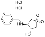 트랜스-1,1-디옥소-4-[(피리딘-3-일메틸)-아미노]-테트라히드로티오펜-3-올 디히드로클로라이드