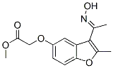아세트산, 2-[[3-[1-(히드록시이미노)에틸]-2-메틸-5-벤조푸라닐]옥시]-, 메틸 에스테르