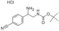 [2-AMINO-2-(4-CYANO-PHENYL)-ETHYL]-카르밤산 TERT-부틸 에스테르 염산염