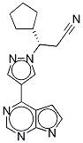 S-Ruxolitinib(INCB018424);1H-Pyrazole-1-propanenitrile,β-cyclopentyl-4-(7H-pyrrolo[2,3-d]pyrimidin-4-yl)-,(βS)-
