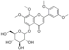 5-하이드록시-7,8,2′,5′-
테트라메톡시플라본 5-O-글루코시드