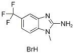1-메틸-5-(트리플루오로메틸)-1H-벤즈이미다졸-2-아민(SALTDATA: HBr)