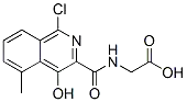 글리신, N-[(1- 클로로 -4- 히드 록시 -5- 메틸 -3- 이소 퀴 놀리 닐) 카르 보닐]-