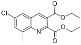 6-클로로-8-메틸퀴놀린-2,3-디카복실산 디에틸 에스테르
