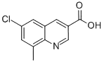6- 클로로 -8- 메틸 퀴놀린 -3- 카복실산