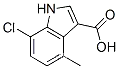 1H- 인돌 -3- 카르 복실 산, 7- 클로로 -4- 메틸-
