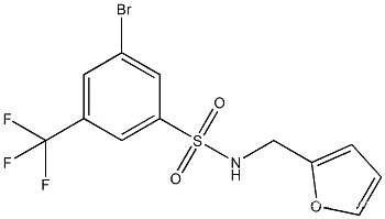 3-브로모-N-(푸란-2-일메틸)-5-(트리플루오로메틸)벤젠술폰아미드