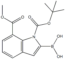 1-BOC-7-(methoxycarbonyl)indole-2-boronicacid