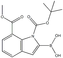 1H-인돌-1,7-디카르복실산, 2-보로노-, 1-(1,1-디메틸에틸) 7-메틸 에스테르