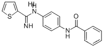 벤자미드, N-[4-[(이미노-2-티에닐메틸)아미노]페닐]-, 모노하이드리오다이드