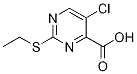 5- 클로로 -2- (에틸 티오) 피리 미딘 -4- 카르 복실 산