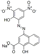 1-하이드록시-4-[(2-하이드록시-3,5-디니트로페닐)아조]-2-나프토산나트륨염
