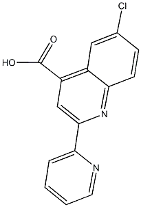 6- 클로로 -2- 피리딘 -2- 일 퀴놀린 -4- 카복실산