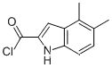 1H-인돌-2-카르보닐 클로라이드, 4,5-디메틸-(9CI)