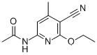 N-(5-CYANO-6-ETHOXY-4-METHYLPYRIDIN-2-YL)아세트아미드