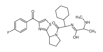 LCL161;N-[(1S)-1-cyclohexyl-2-[(2S)-2-[4-(4-fluorobenzoyl)-2-thiazolyl]-1-pyrrolidinyl]-2-oxoethyl]-2-(methylamino)-(2S)-propanamide
