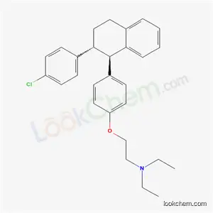 2-{4-[(1R,2R)-2-(4-chlorophenyl)-1,2,3,4-tetrahydronaphthalen-1-yl]phenoxy}-N,N-diethylethanamine