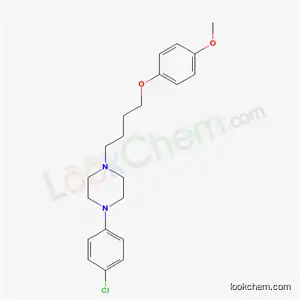 Molecular Structure of 2033-71-8 (1-(4-chlorophenyl)-4-[4-(4-methoxyphenoxy)butyl]piperazine)