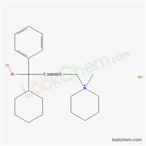 1-(4-cyclohexyl-4-hydroxy-4-phenylbut-2-yn-1-yl)-1-methylpiperidinium bromide