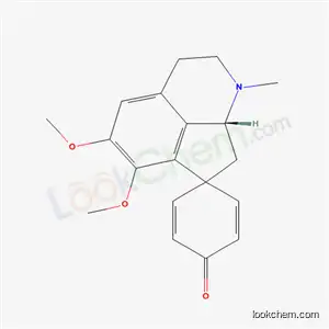 Molecular Structure of 2128-60-1 ([8'aR,(+)]-2',3',8',8'a-Tetrahydro-5',6'-dimethoxy-1'-methylspiro[2,5-cyclohexadiene-1,7'(1'H)-cyclopenta[ij]isoquinoline]-4-one)