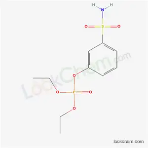 Molecular Structure of 3079-01-4 (Phosphoric acid diethyl 3-sulfamoylphenyl ester)