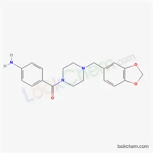 1-(4-Aminobenzoyl)-4-(1,3-benzodioxol-5-ylmethyl)piperazine