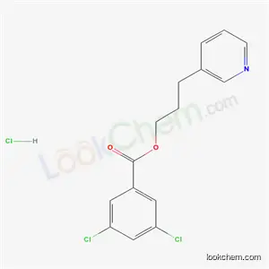3-(pyridin-3-yl)propyl 3,5-dichlorobenzoate hydrochloride (1:1)