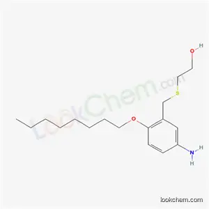 2-{[5-amino-2-(octyloxy)benzyl]sulfanyl}ethanol
