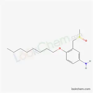 3-[(methylsulfinyl)methyl]-4-(octyloxy)aniline