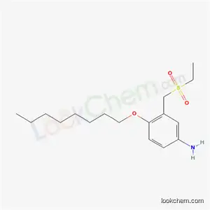 Molecular Structure of 5819-69-2 (3-[(ethylsulfonyl)methyl]-4-(octyloxy)aniline)
