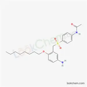 N-(4-{[5-amino-2-(octyloxy)benzyl]sulfonyl}phenyl)acetamide