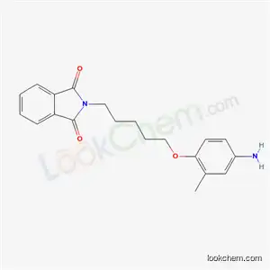 Molecular Structure of 5896-90-2 (2-[5-(4-amino-2-methylphenoxy)pentyl]-1H-isoindole-1,3(2H)-dione)