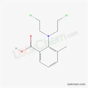 2-[bis(2-chloroethyl)amino]-3-methylbenzoato(2-)