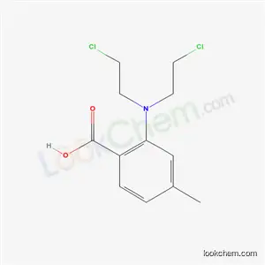 2-[Bis(2-chloroethyl)amino]-p-toluic acid