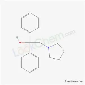 Molecular Structure of 6071-96-1 (1,1-diphenyl-2-(pyrrolidin-1-yl)ethanol)