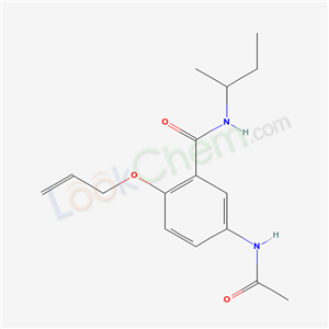Benzamide, 5-acetamido-2-allyloxy-N-sec-butyl-