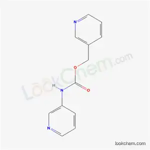 Molecular Structure of 6507-73-9 (3-Pyridinecarbamic acid 3-pyridylmethyl ester)